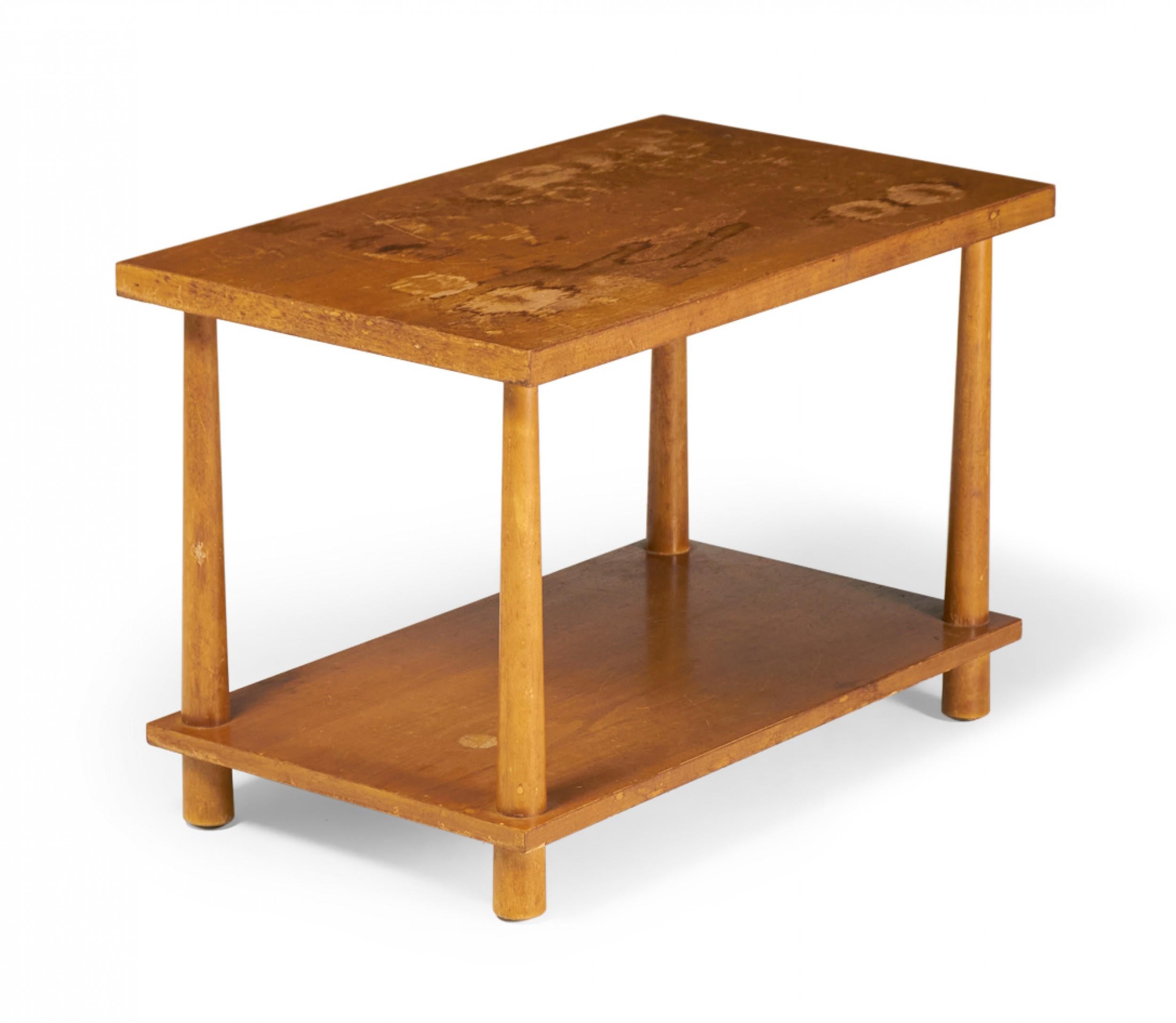 Paire d'AT&T. Robsjohn-Gibbings for Widdicomb Dowel Leg End Tables en vente 4