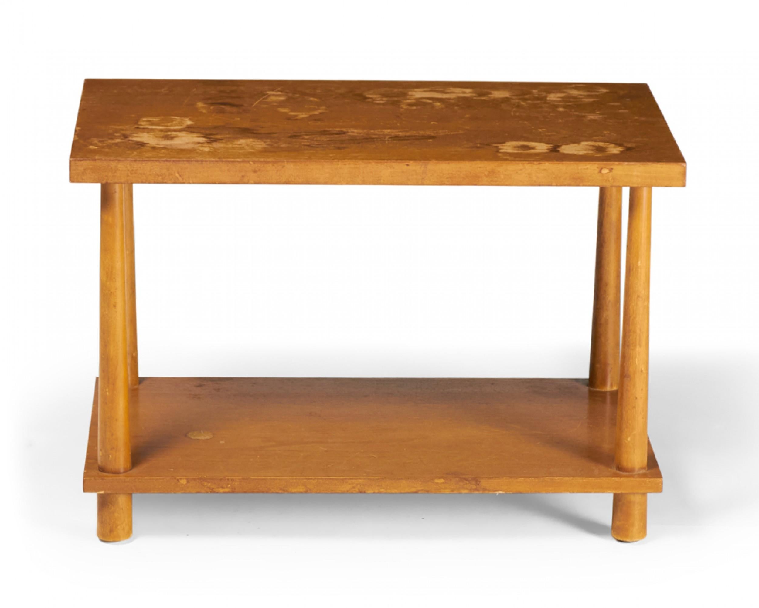 Paire d'AT&T. Robsjohn-Gibbings for Widdicomb Dowel Leg End Tables en vente 5