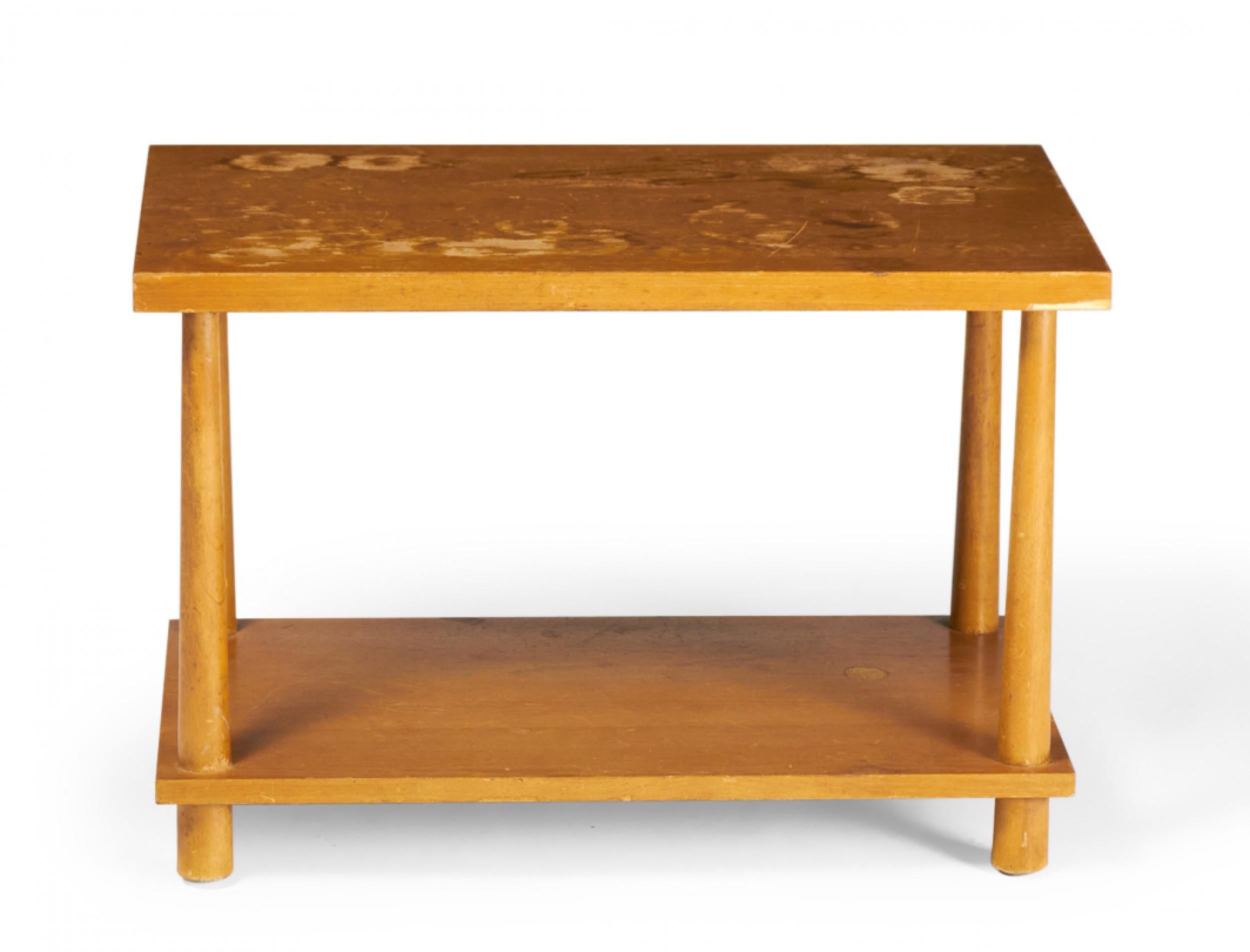 Paire d'AT&T. Robsjohn-Gibbings for Widdicomb Dowel Leg End Tables en vente 6