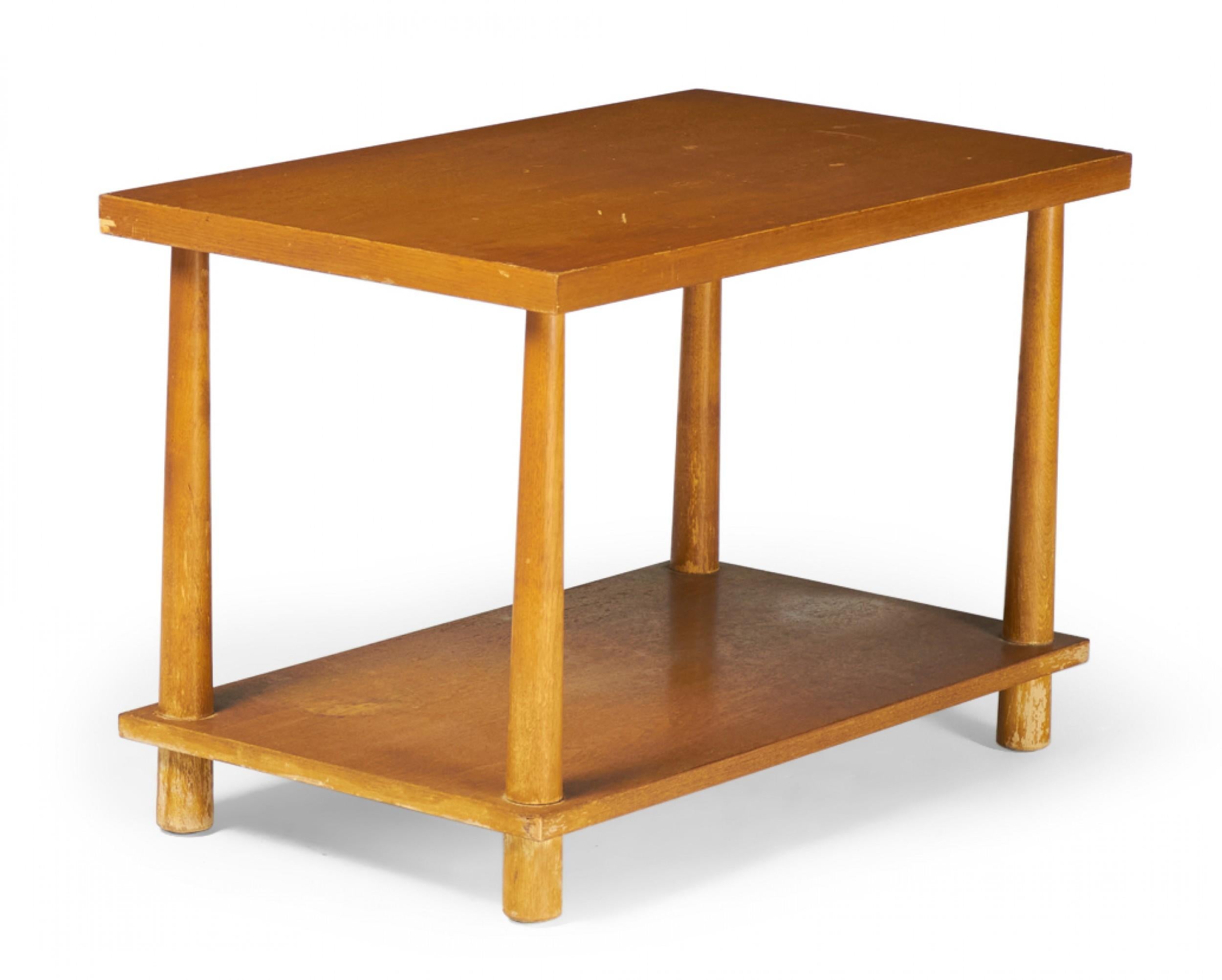 Fait main Paire d'AT&T. Robsjohn-Gibbings for Widdicomb Dowel Leg End Tables en vente