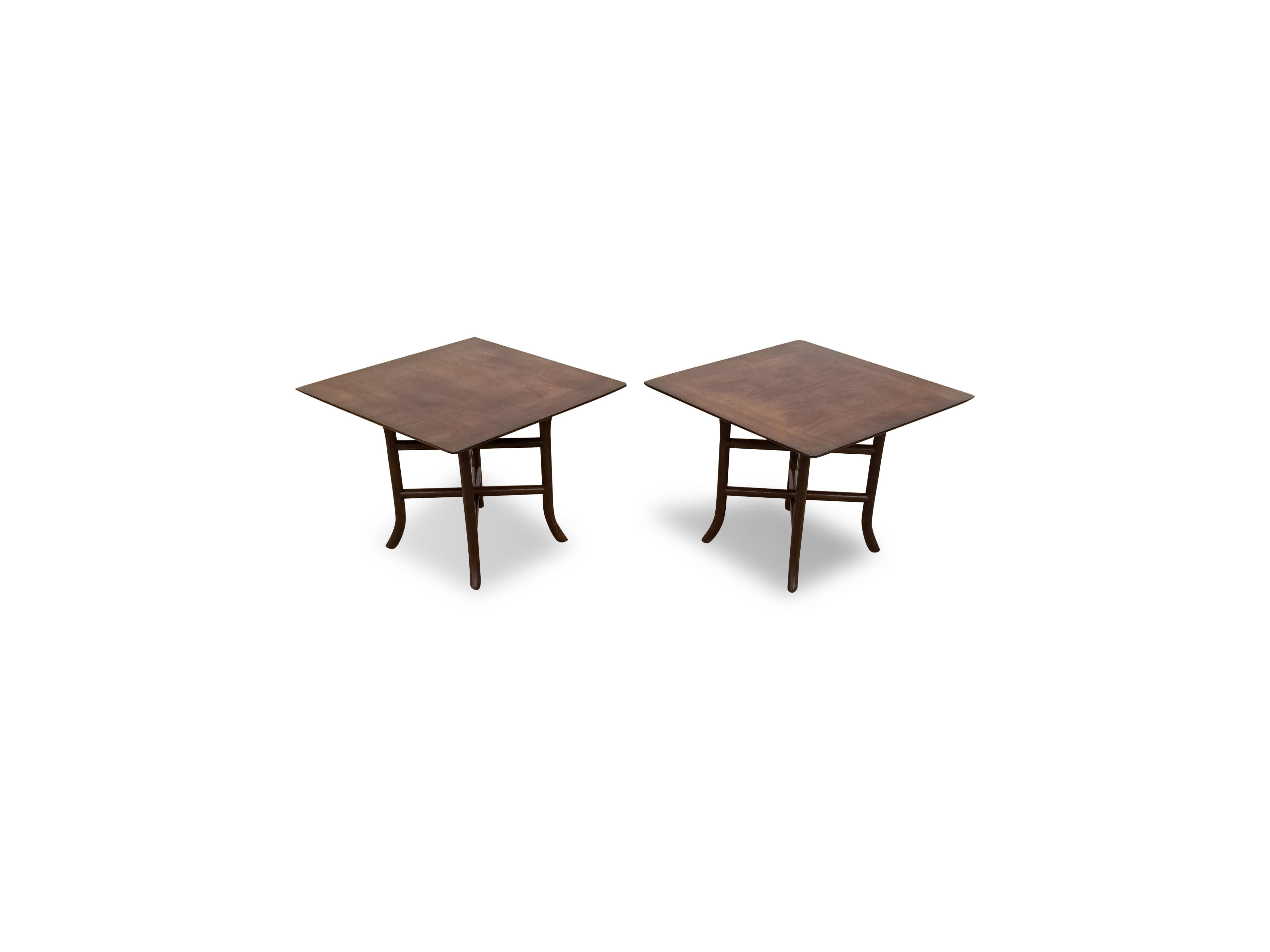 Pair of T.H. Robsjohn-Gibbings for Widdicomb Side Tables In Excellent Condition In Middlesex, NJ