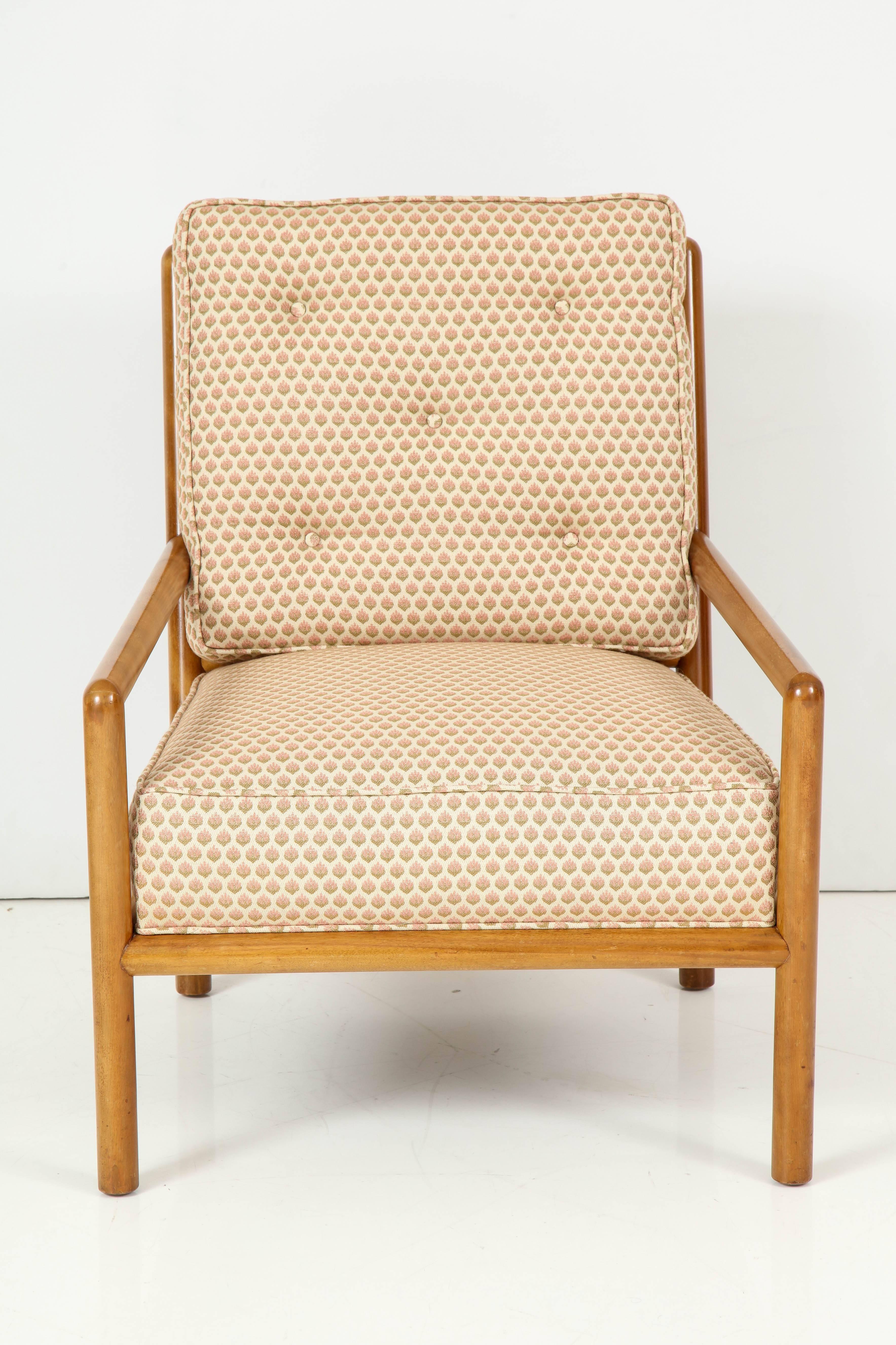 Pair of T.H. Robsjohn-Gibbings Lounge Chairs, circa 1950s 2