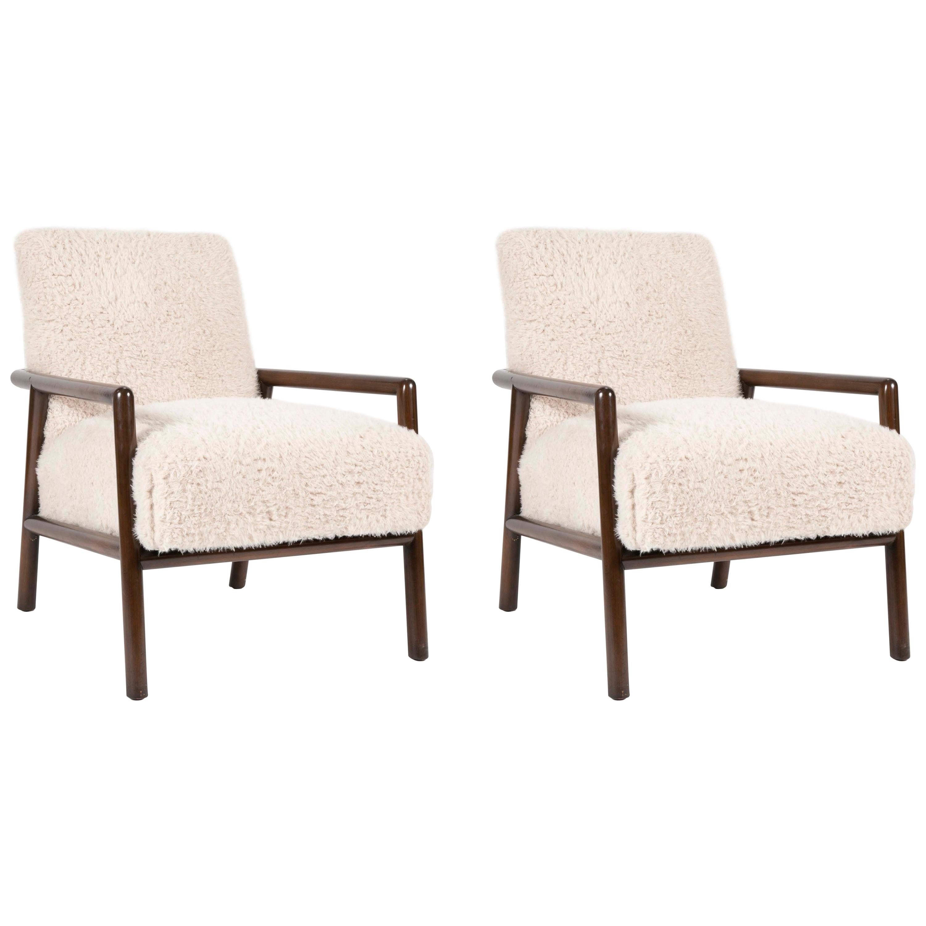 Pair of T.H Robsjohn-Gibbings Lounge Chairs