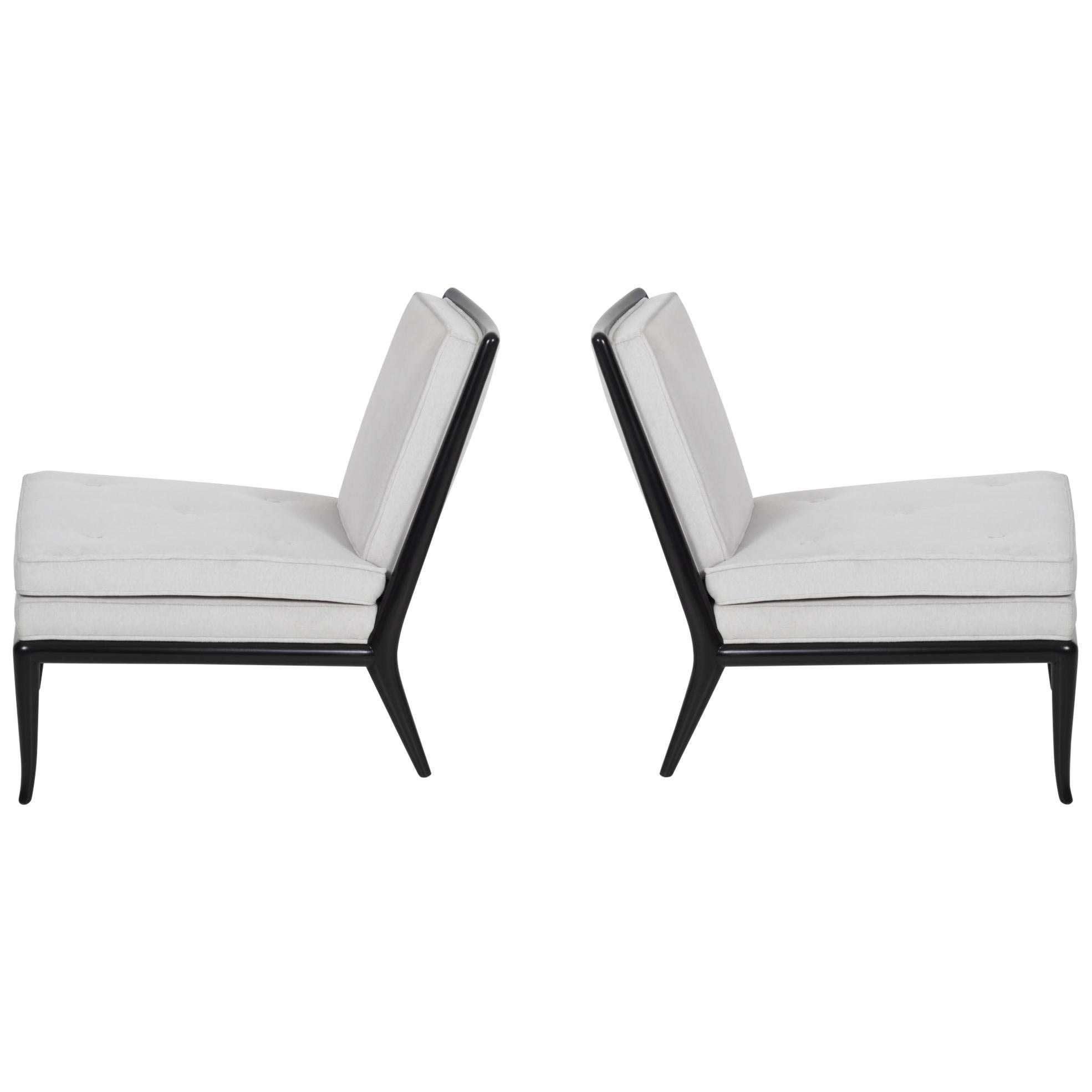 Pair of Modern Lounge Chairs in the Style of T.H. RobsjohnGibbings For
