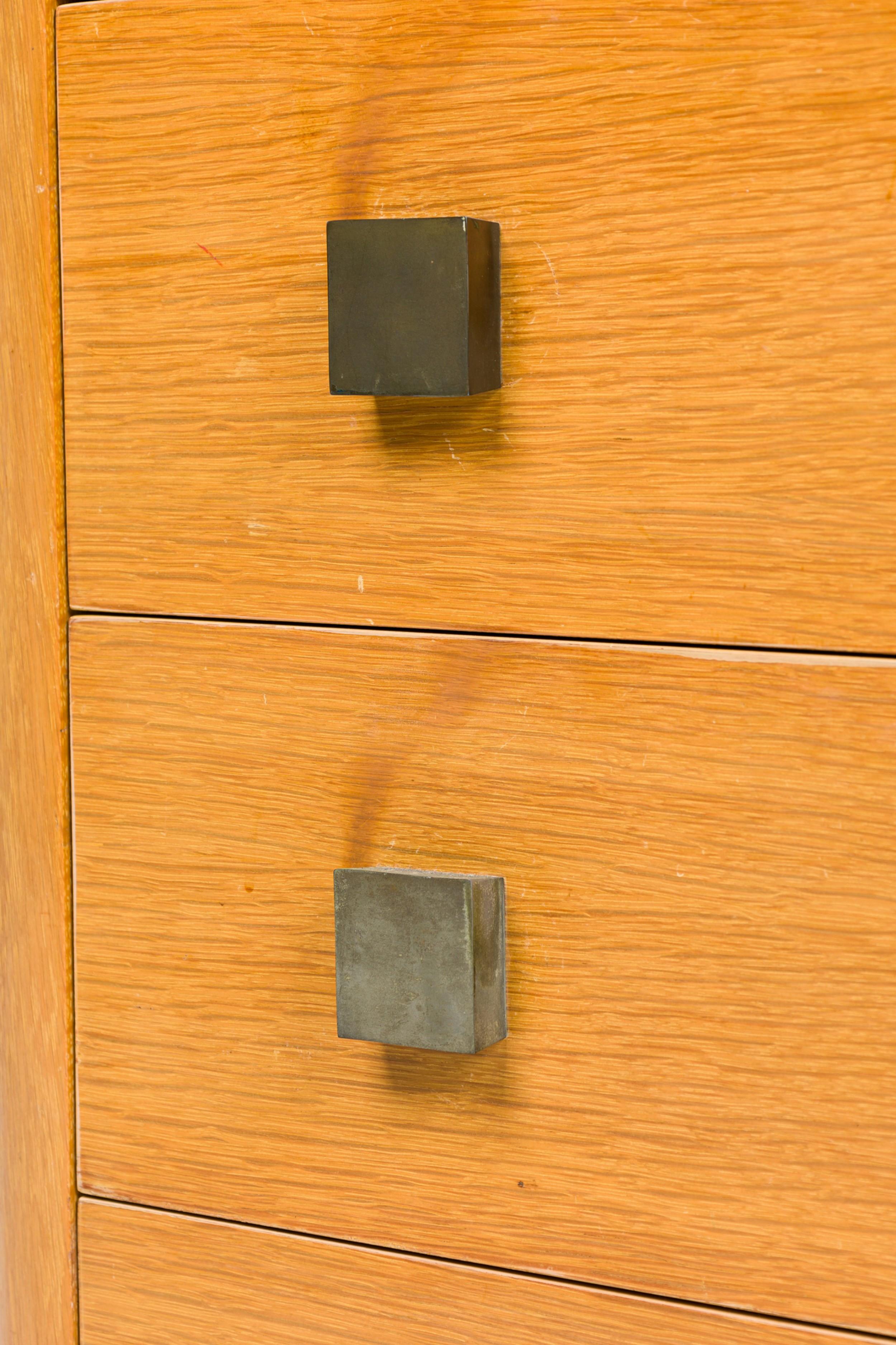 Pair of T.H. Robsjohn-Gibbings Mid-Century American Modern Bleached Walnut For Sale 10