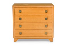 Pair of T.H. Robsjohn-Gibbings Mid-Century American Modern Bleached Walnut