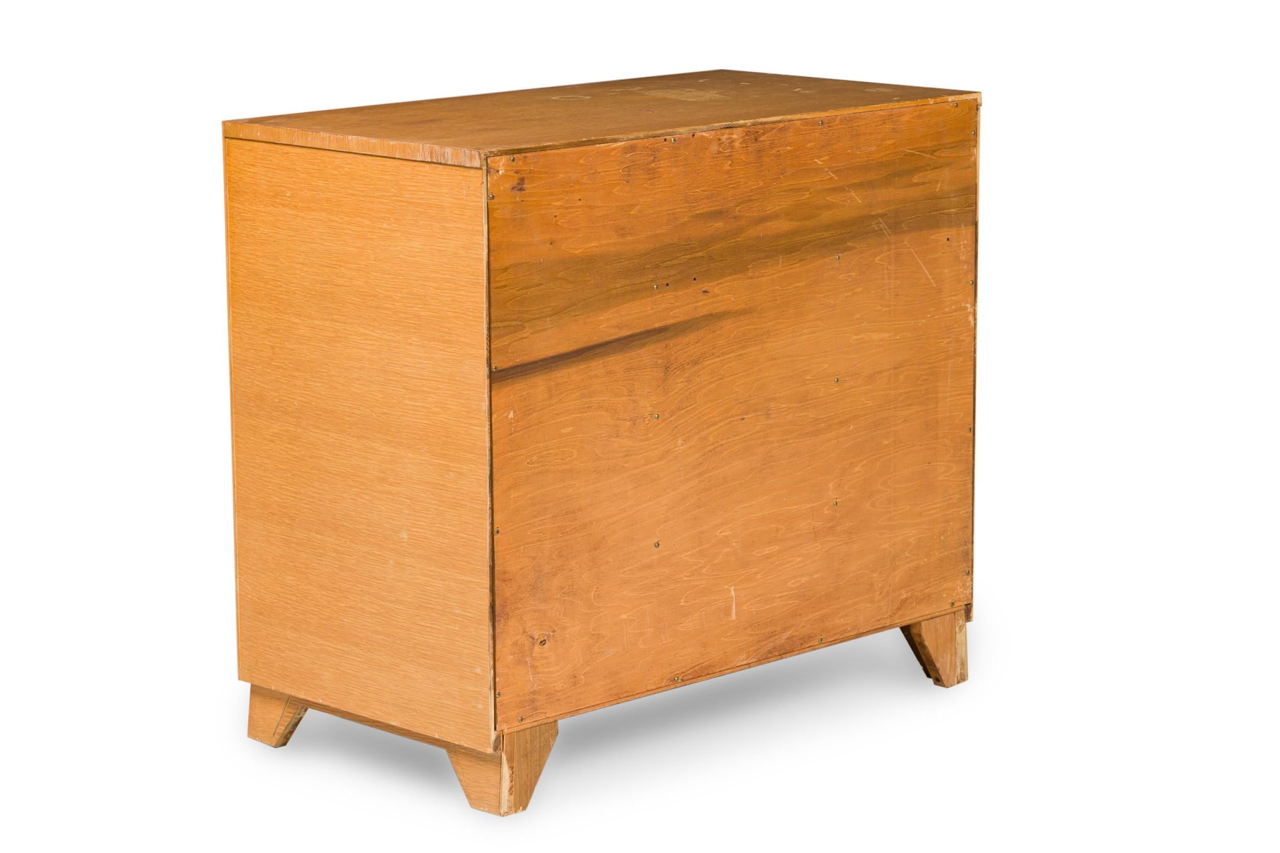 20th Century Pair of T.H. Robsjohn-Gibbings Mid-Century American Modern Bleached Walnut For Sale