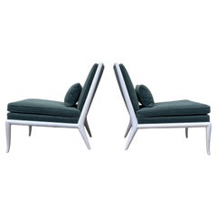 Pareja de T.H. Sillones Robsjohn-Gibbings Slipper