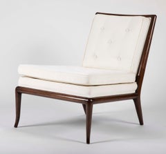 Pair of T.H Robsjohn- Gibbings Slipper Chairs for Widdicomb