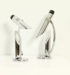 Pair of Tharsis Table Lamps by Luis Pérez de la Oliva for Fase, Spain, 1973