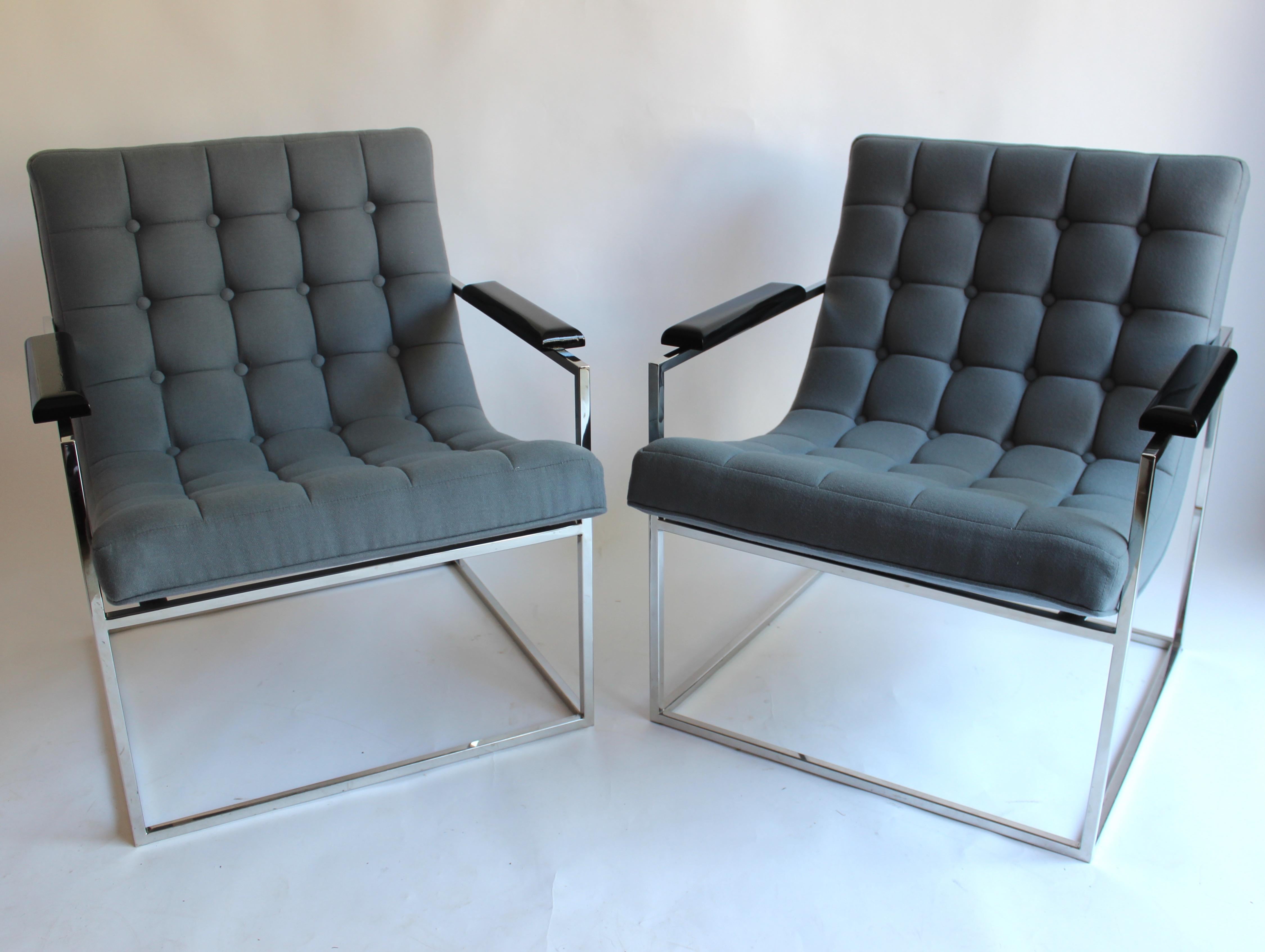 Pair of Thayer Coggin Armchairs 2