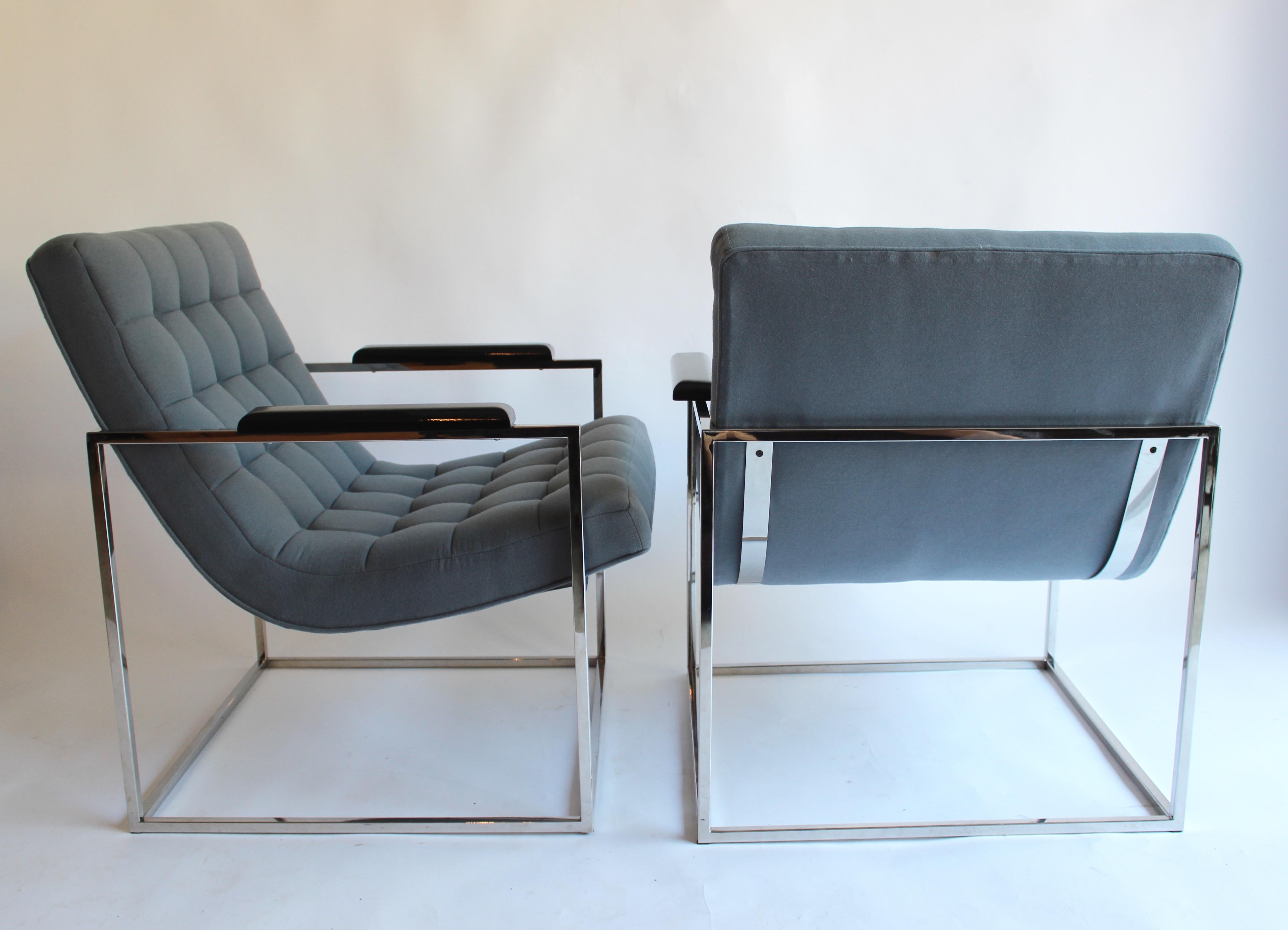 Pair of Thayer Coggin Armchairs 4