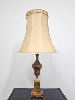 Pair of the Antique XXL table lamps done in onyx and bronze, France 1920s