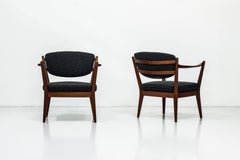 Pair of "The Fireplace Chair" by Fredrik Kayser & Adolf Relling, Norway, 1950s