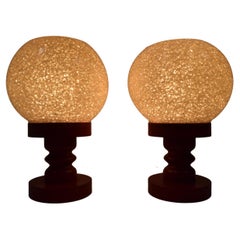 Pair of the Table Lamps of Mid-Century by Pokrok Zilina, 1960's