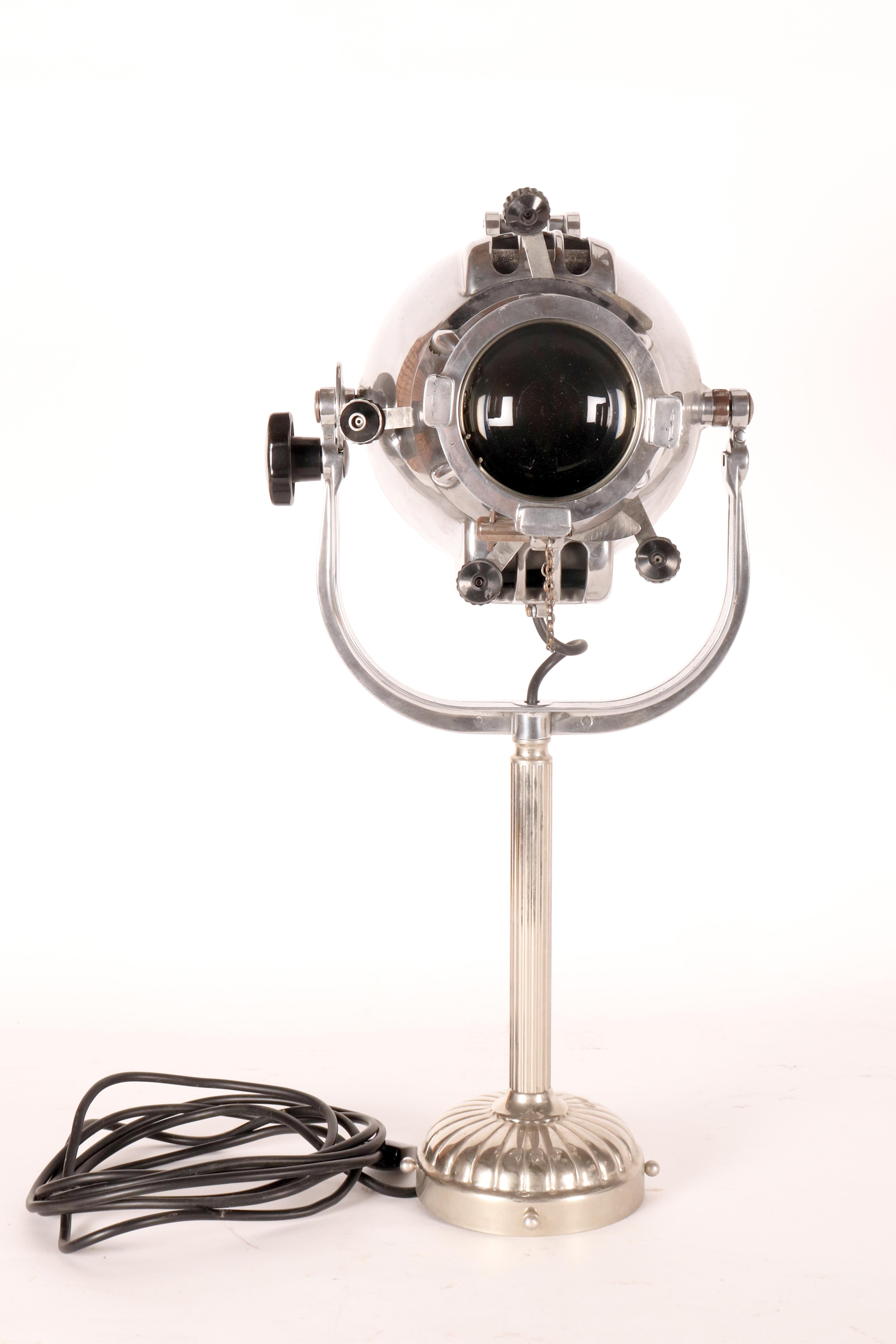 English Pair of theatrical stage lights by Strand Electric, Great Britain 1940. For Sale