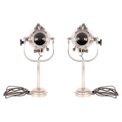 Used Pair of theatrical stage lights by Strand Electric, Great Britain 1940.