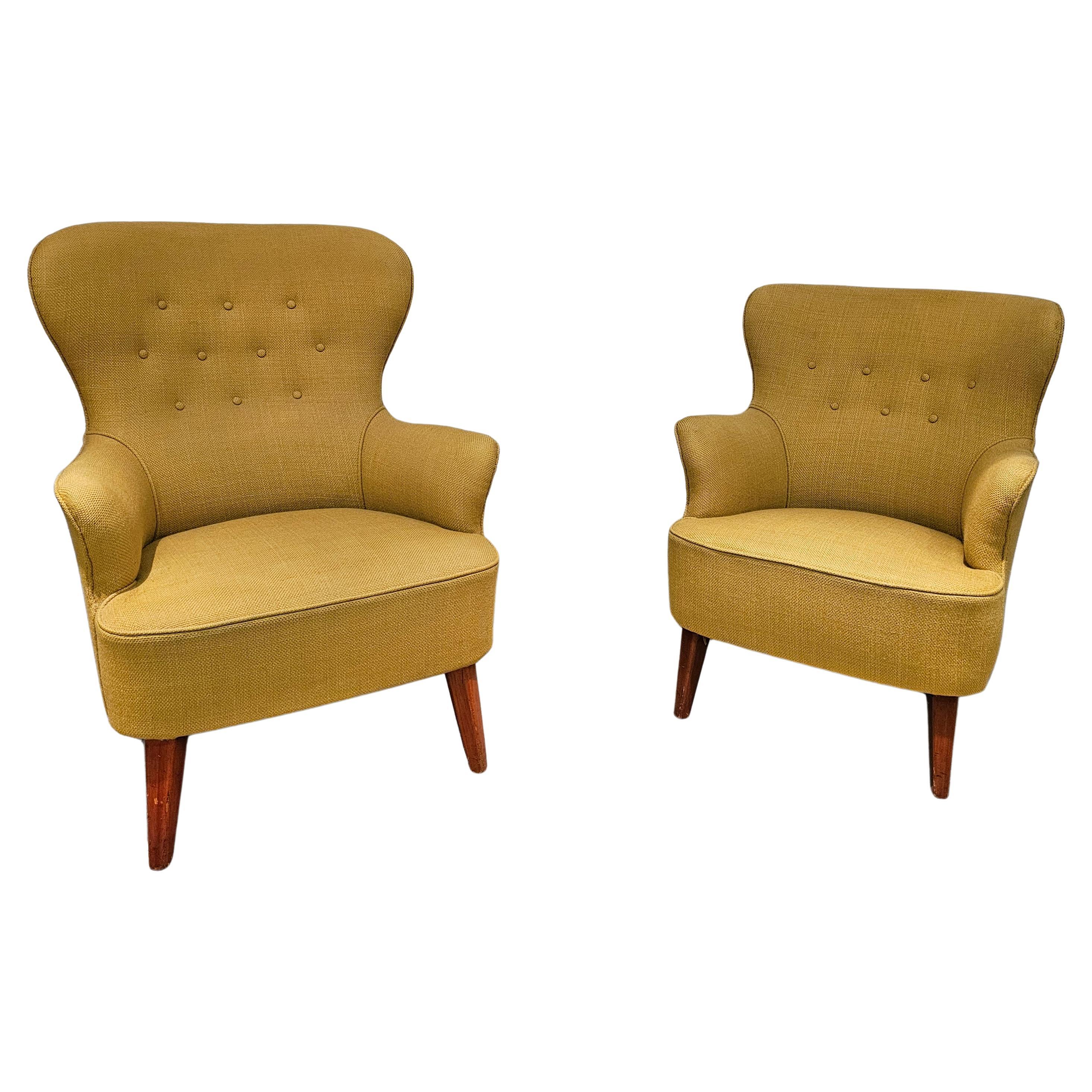 Pair of "theo Ruth for Artifort Club Chairs For Sale