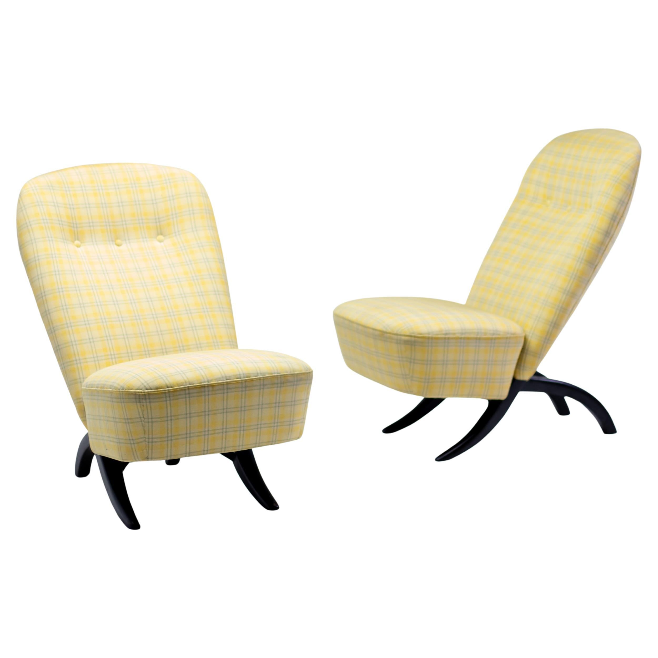 Pair of Theo Ruth for Artifort 'Congo' Easy Chairs at 1stDibs