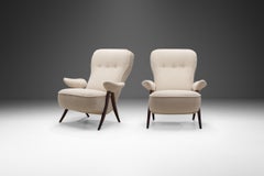 Pair of Theo Ruth "Model 105" Hairpin Armchairs for Artifort, Netherlands 1950s