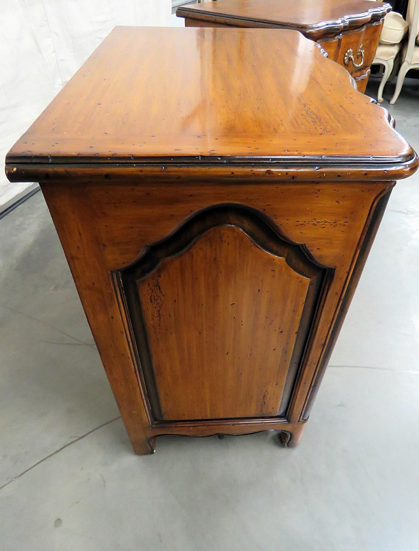 Pair of Theodore Alexander Chateau Du Vallois Commodes Nightstands 5
