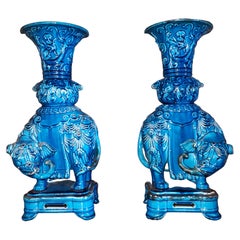 Pair of Theodore Deck Vases