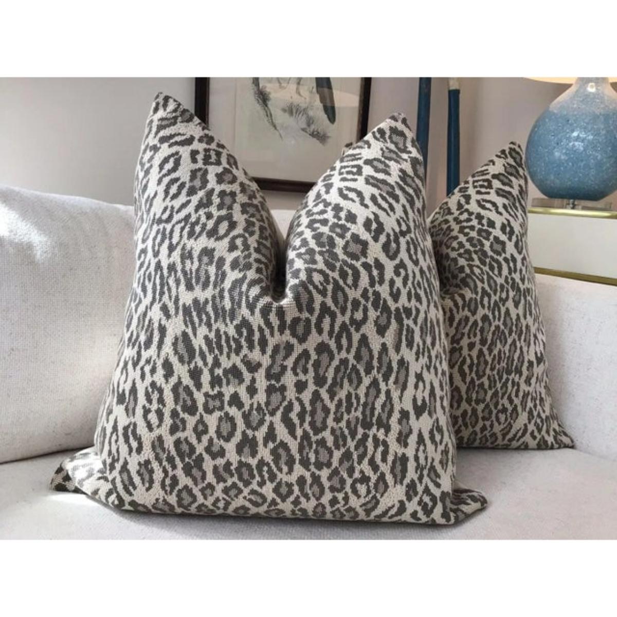 Mid-Century moderno Coppia di cuscini Thibaut 