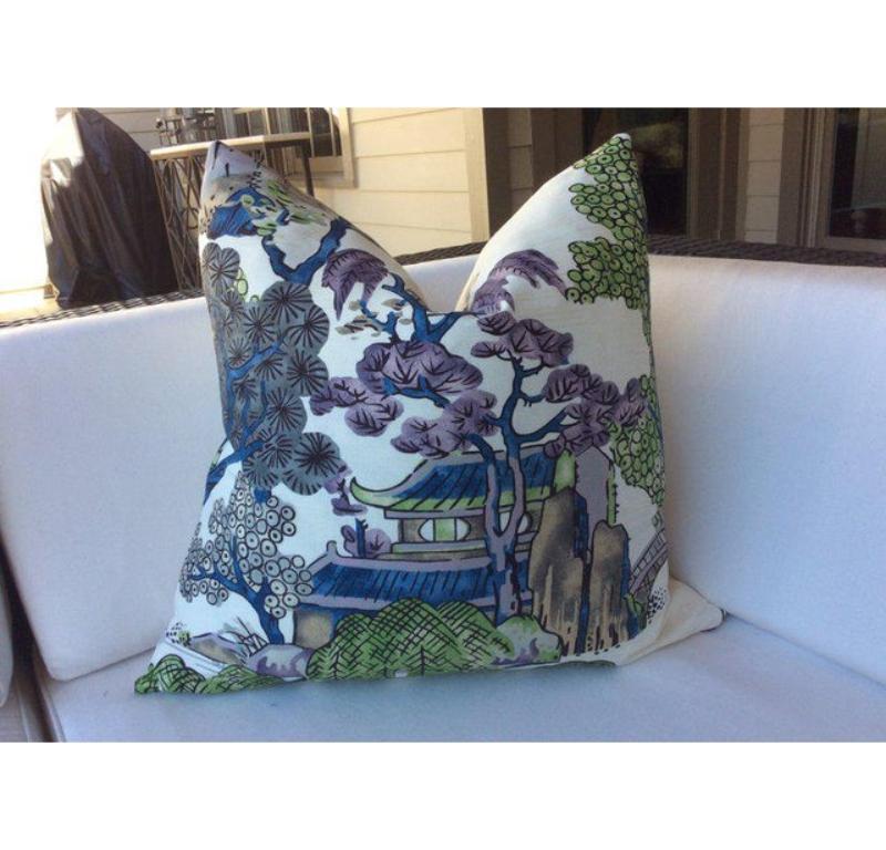 Cineserie Coppia di cuscini Thibaut 