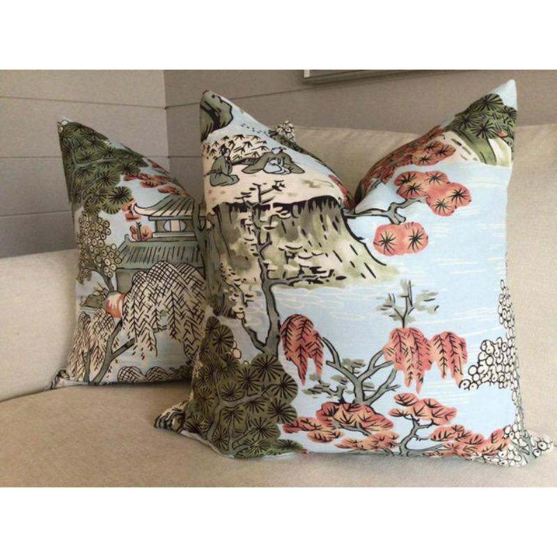 Americano Coppia di cuscini Thibaut 