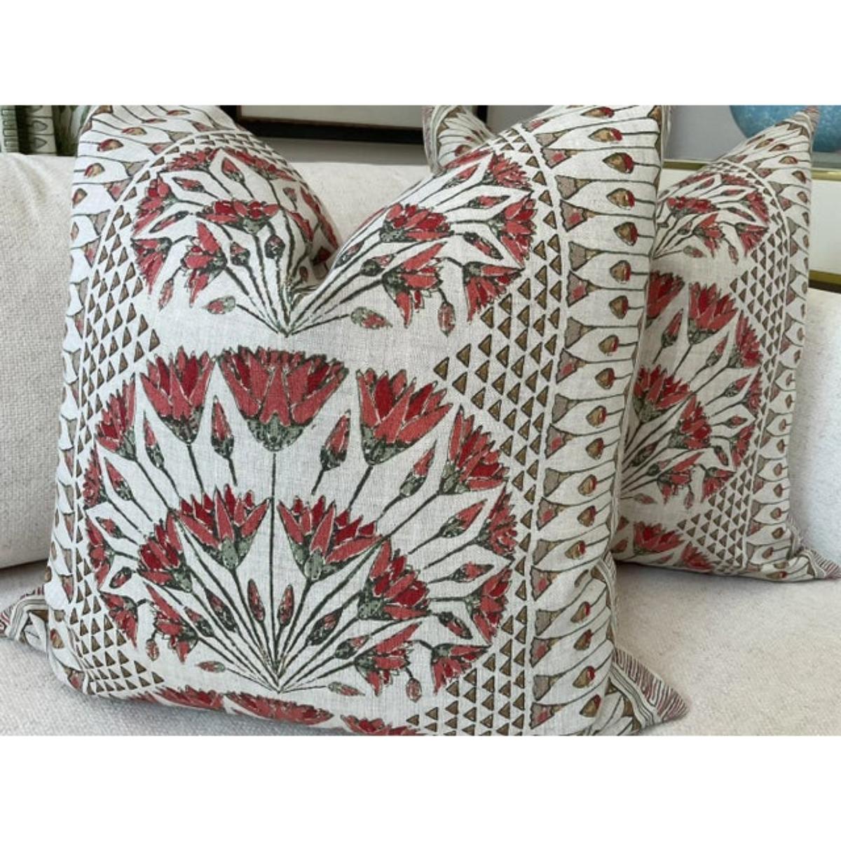 Américain Paire d'oreillers complets en peluche garnis de duvet Thibaut 