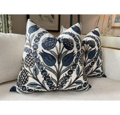 Paar Thibaut "Corneila" in Marineblau Kissen