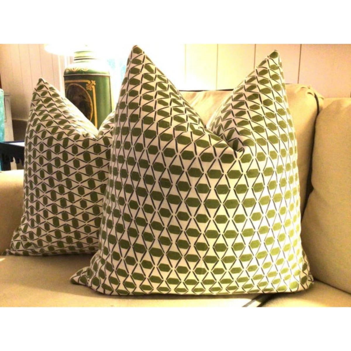 Mid-Century Modern Paire d'oreillers 