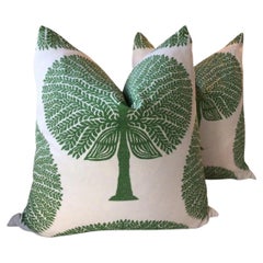 Coppia di cuscini Thibaut "Mulberry Tree" in Greene & Greene