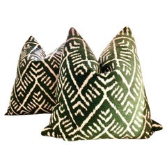 Coppia di cuscini Thibaut "Tahoe" in Greene & Greene