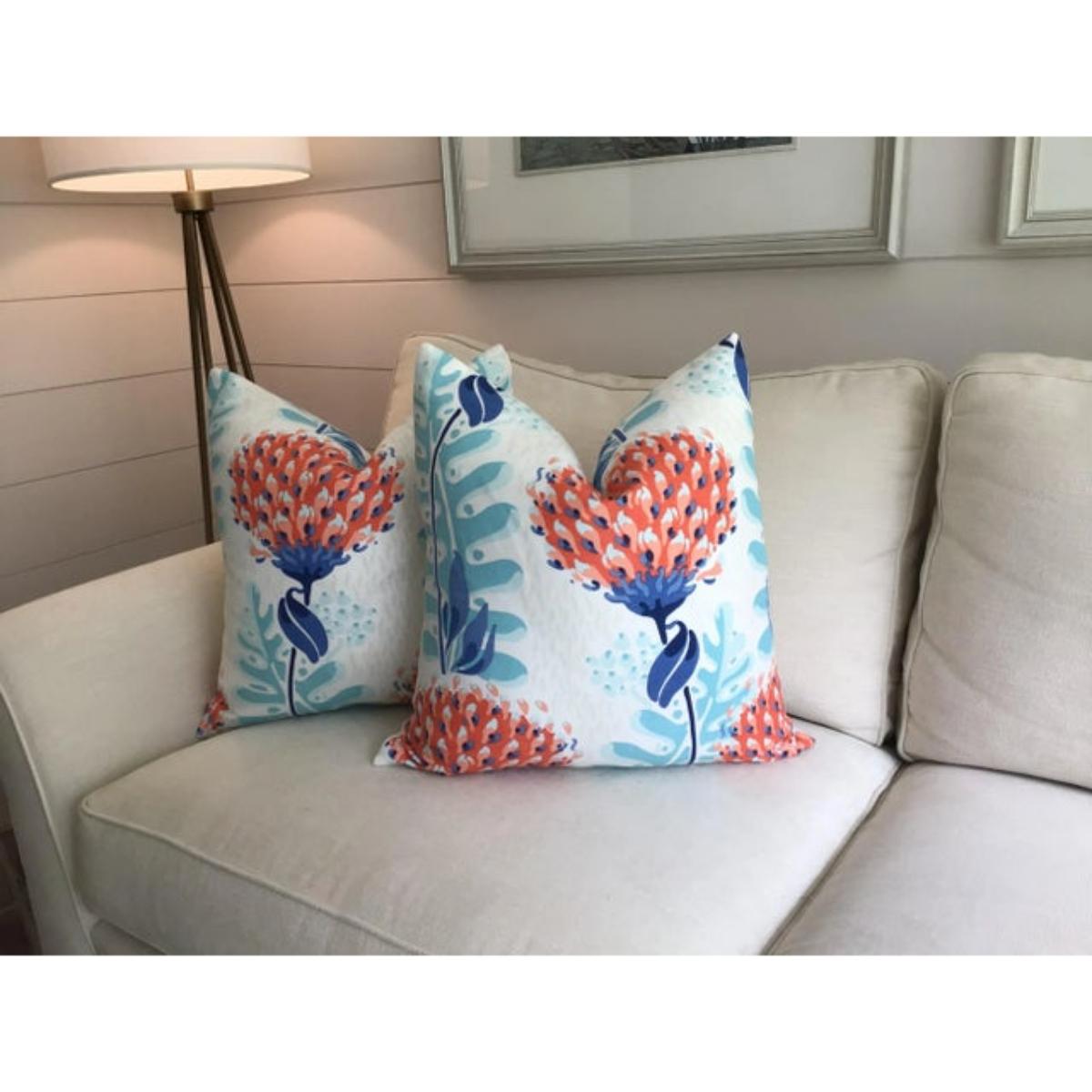 Paire d'oreillers en duvet 