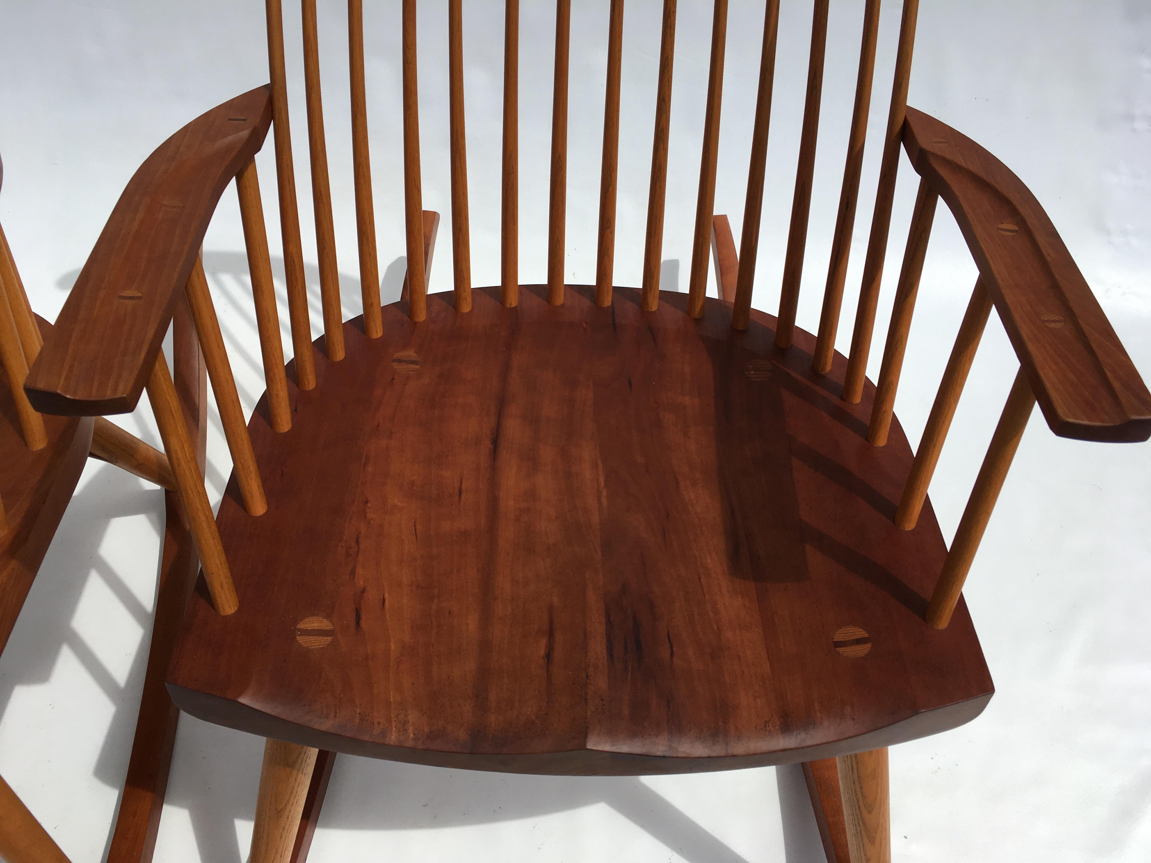 Pair of Thomas Moser Rocking Chairs 4