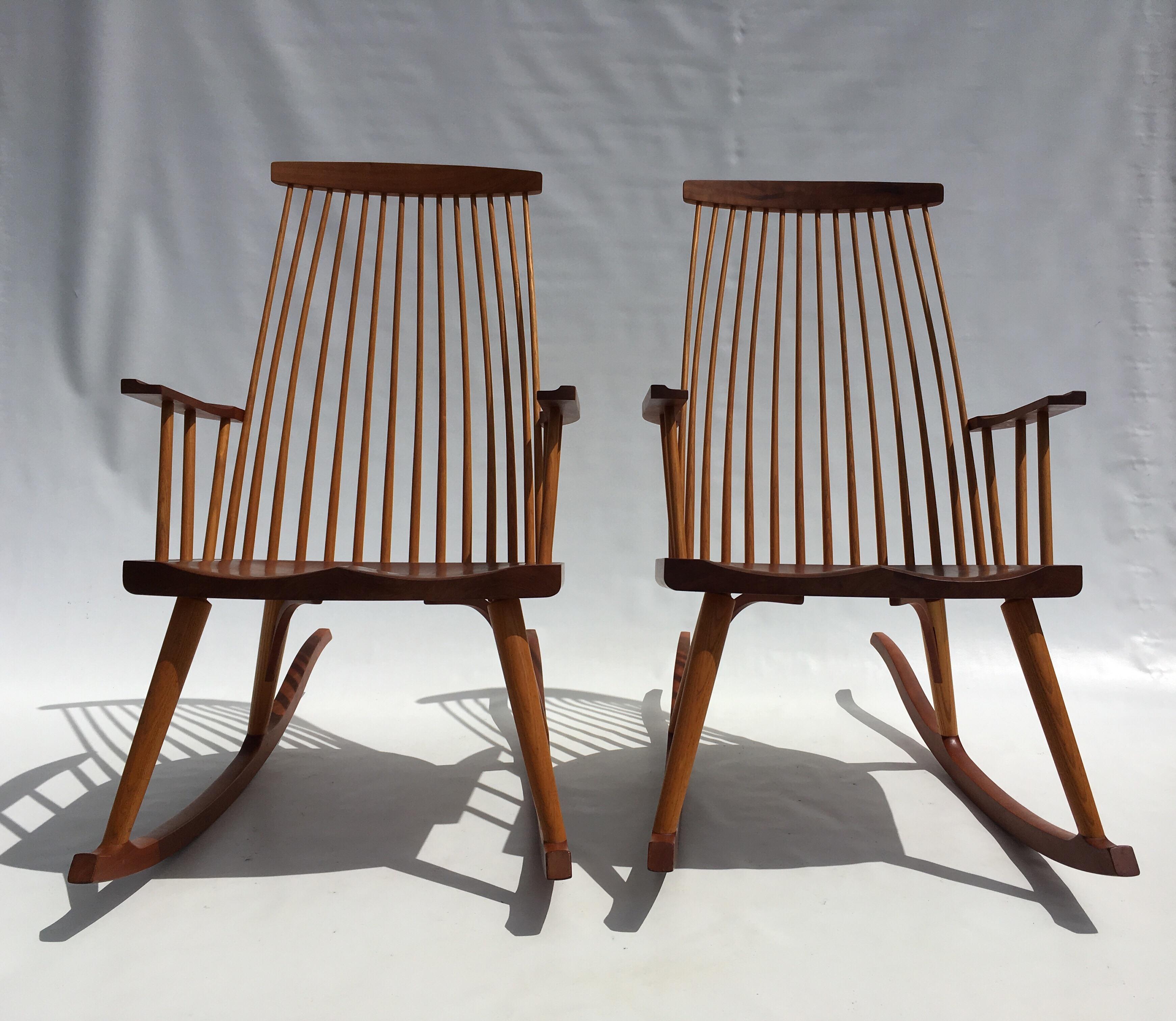 Pair of Thomas Moser Rocking Chairs 6