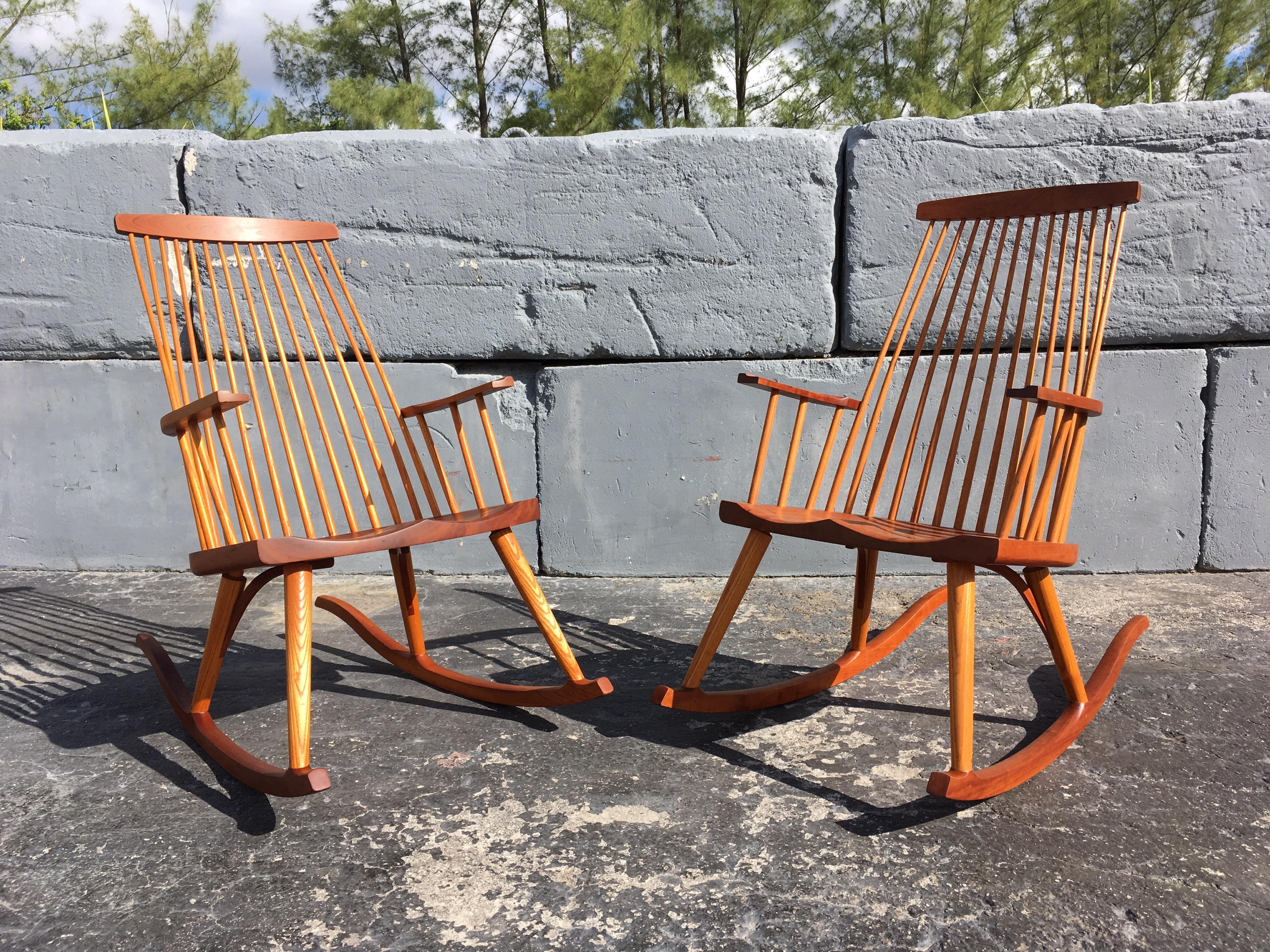 American Pair of Thomas Moser Rocking Chairs