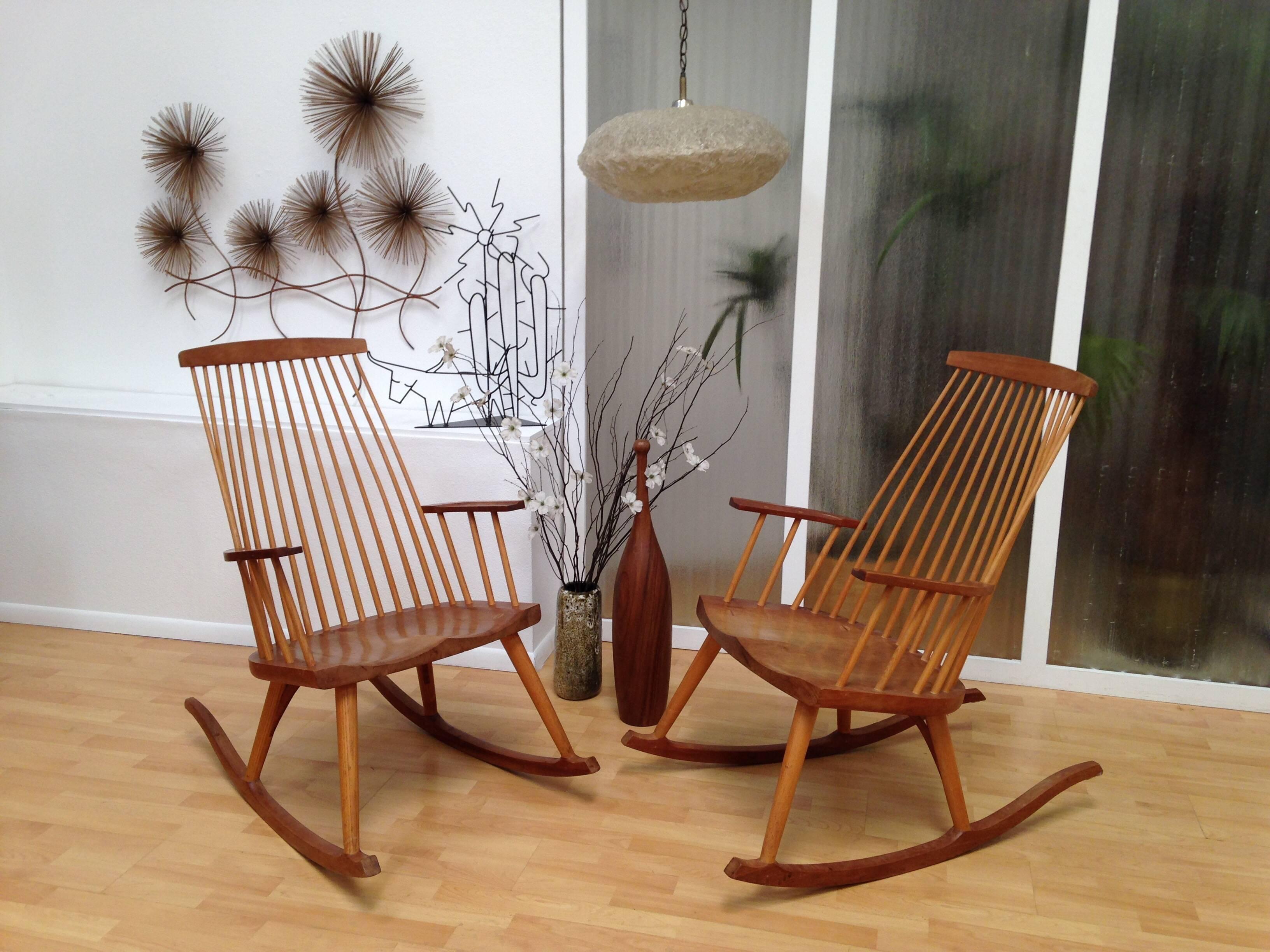 American Pair of Thomas Moser Rocking Chairs