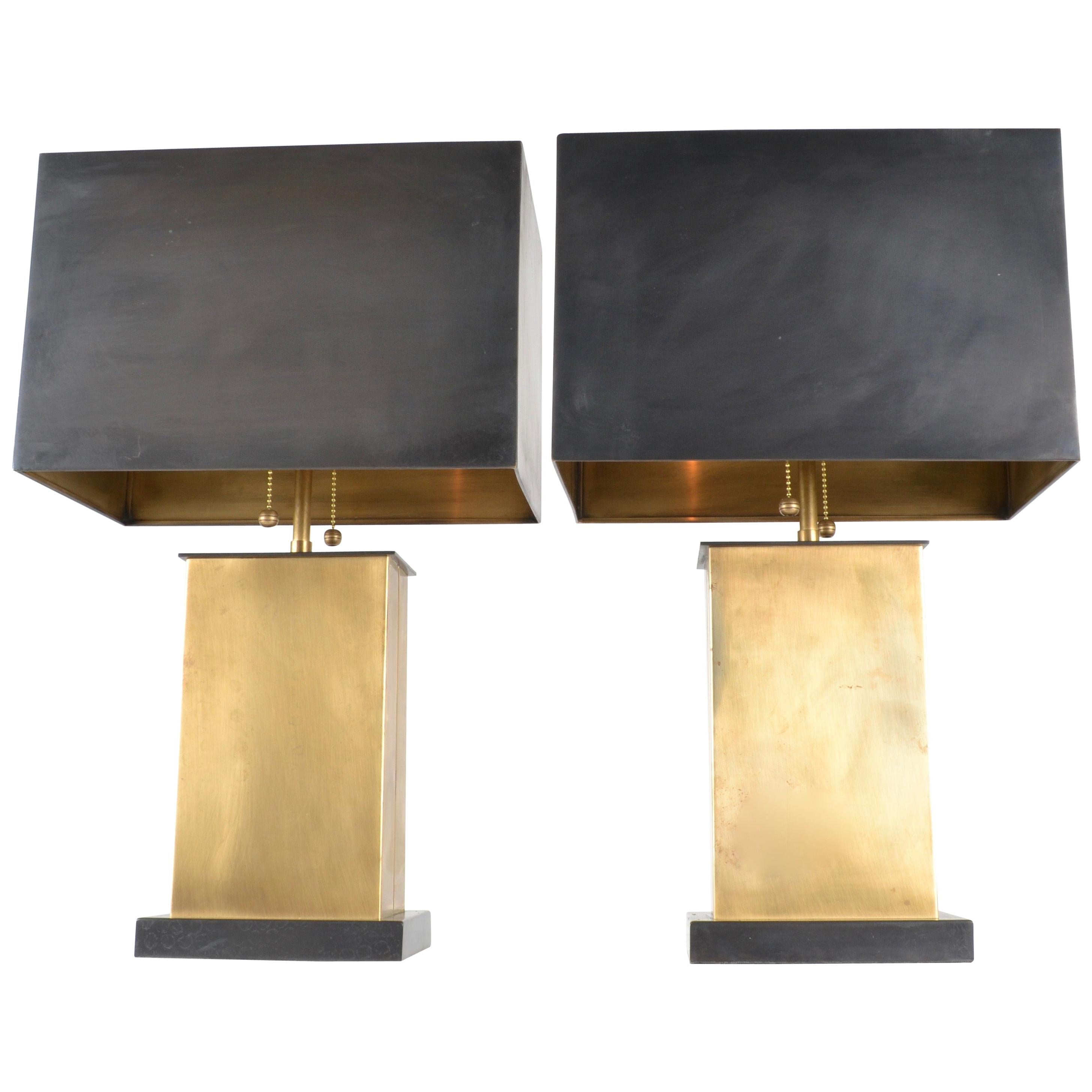 Pair of Thomas O'Brien for Visual Comfort "Dixon" Lamps