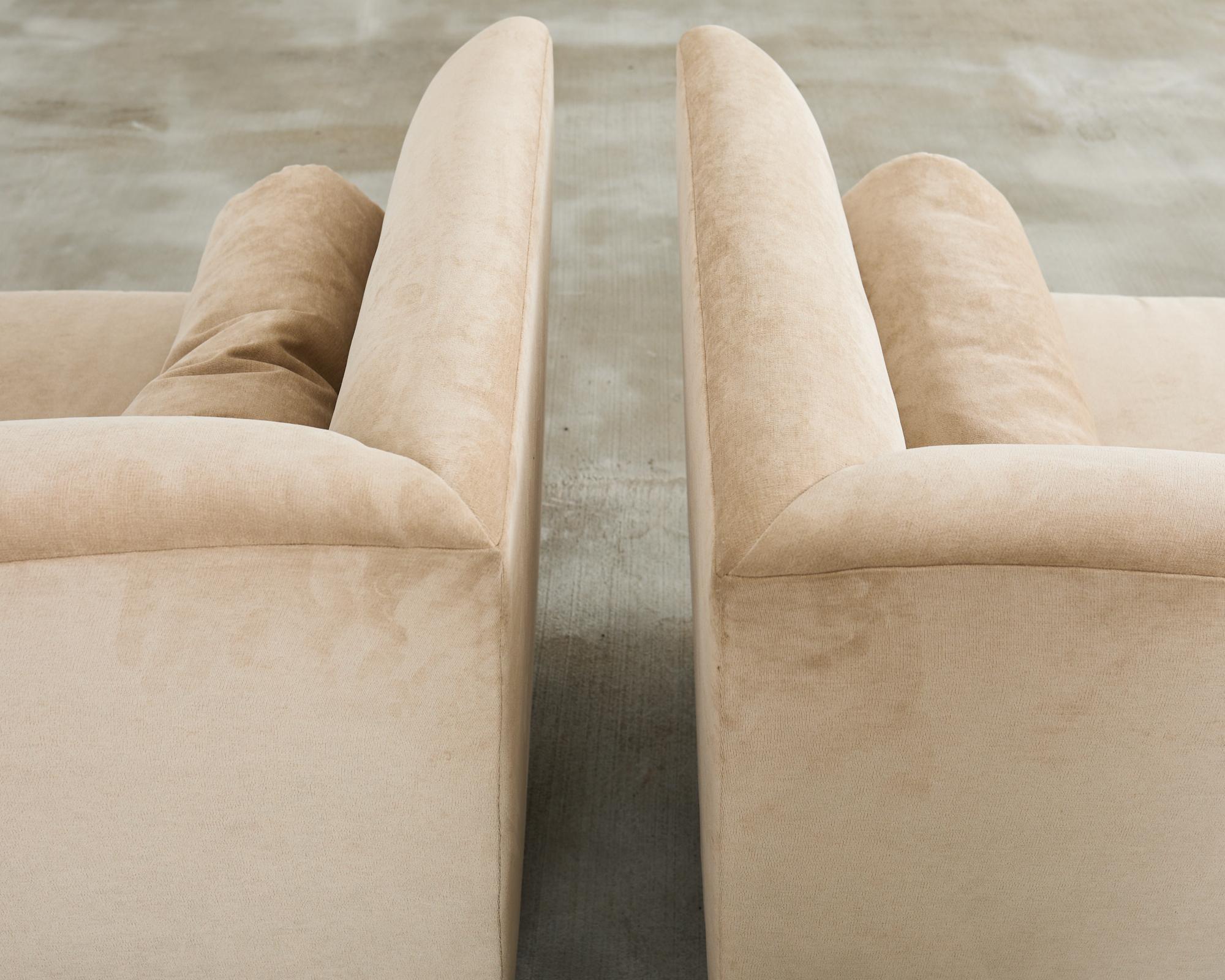 Pair of Thomas Pheasant for Baker Patricia Chaise Lounges 7