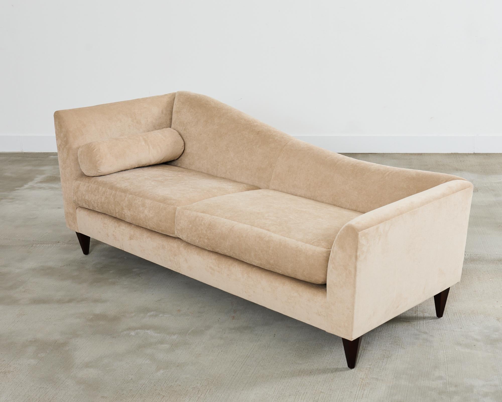 Pair of Thomas Pheasant for Baker Patricia Chaise Lounges 10