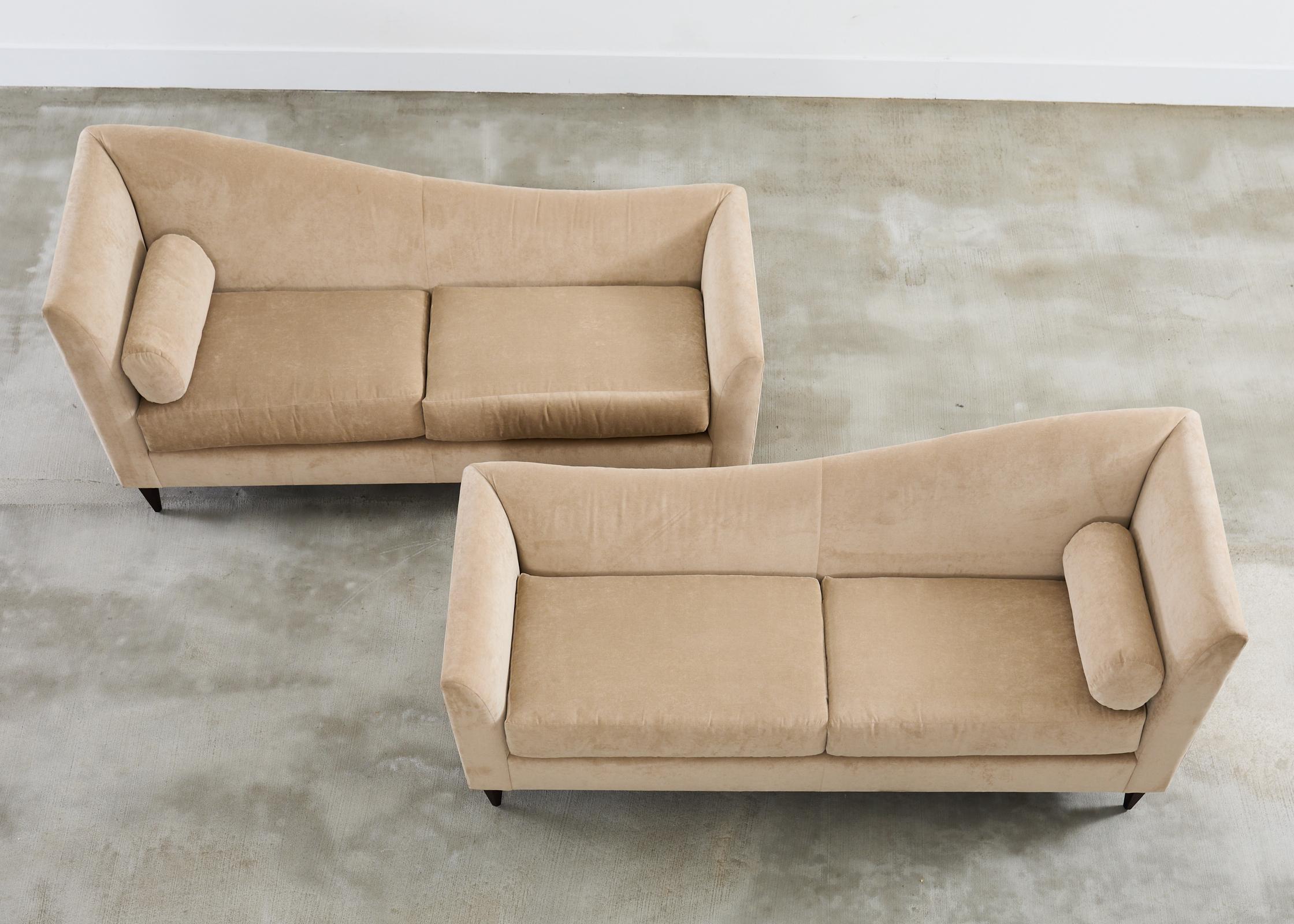 American Pair of Thomas Pheasant for Baker Patricia Chaise Lounges