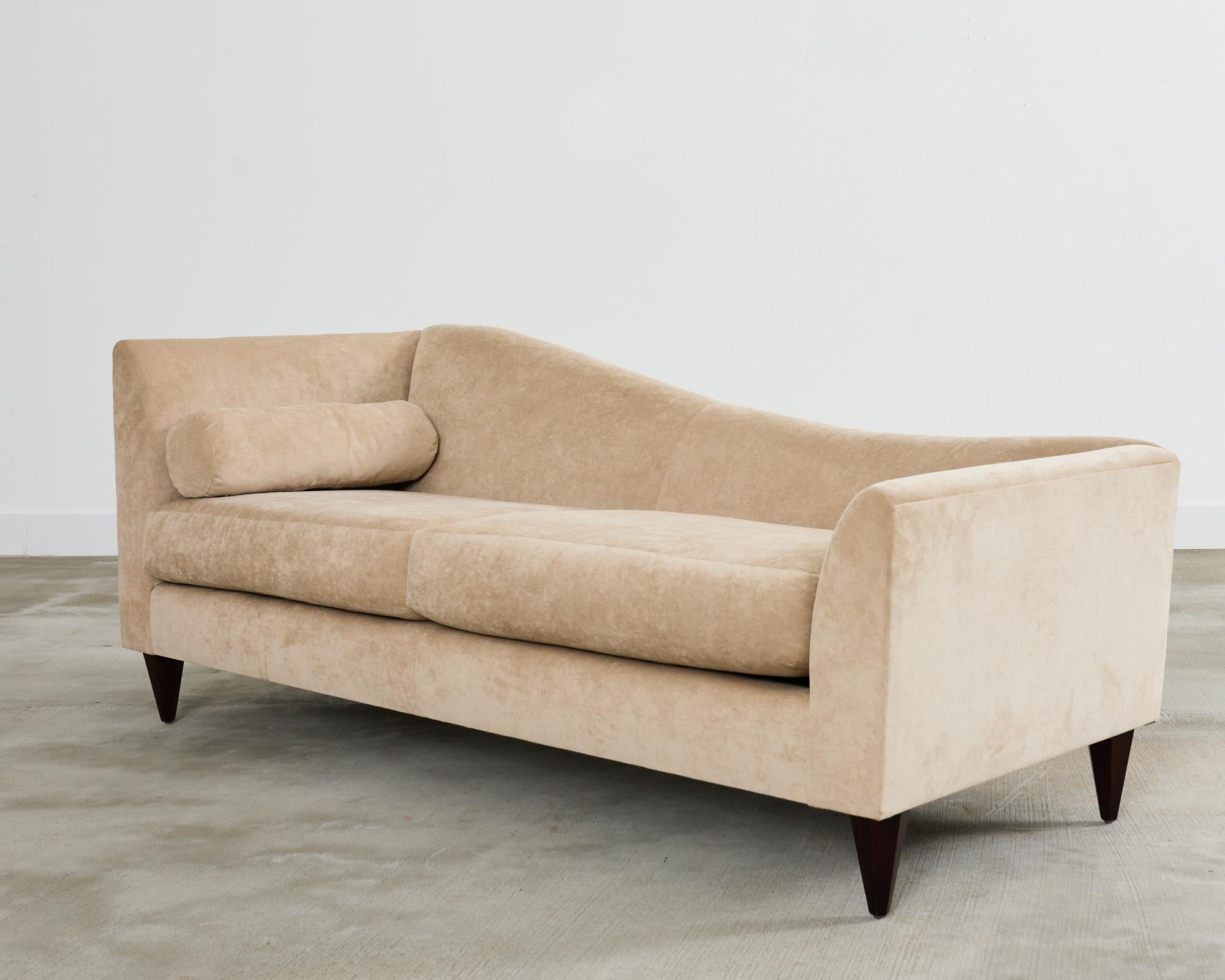 Pair of Thomas Pheasant for Baker Patricia Chaise Lounges In Good Condition In Rio Vista, CA