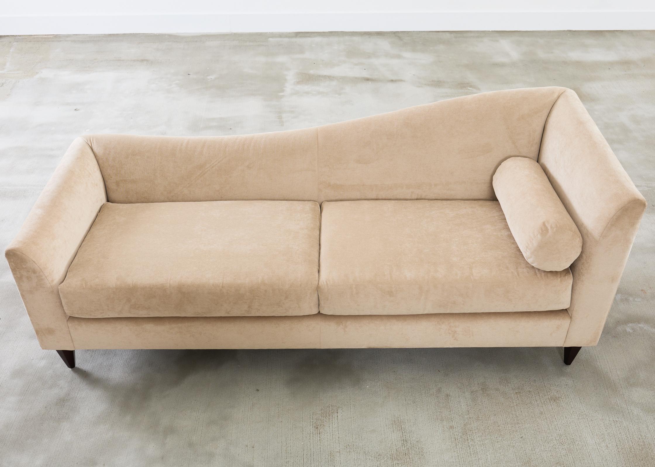 Contemporary Pair of Thomas Pheasant for Baker Patricia Chaise Lounges