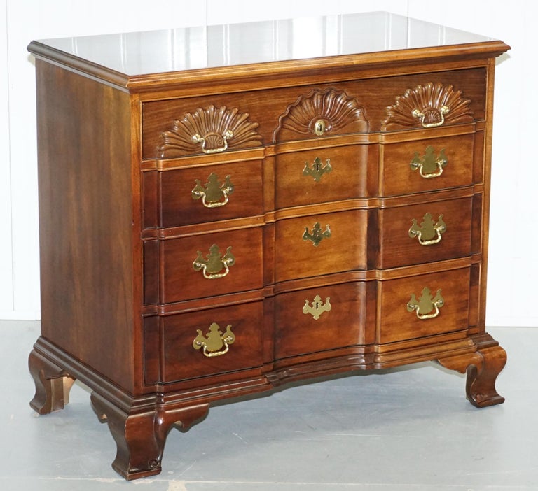 Pair of Thomasville Cherrywood Chest of Drawers after John Townsend For