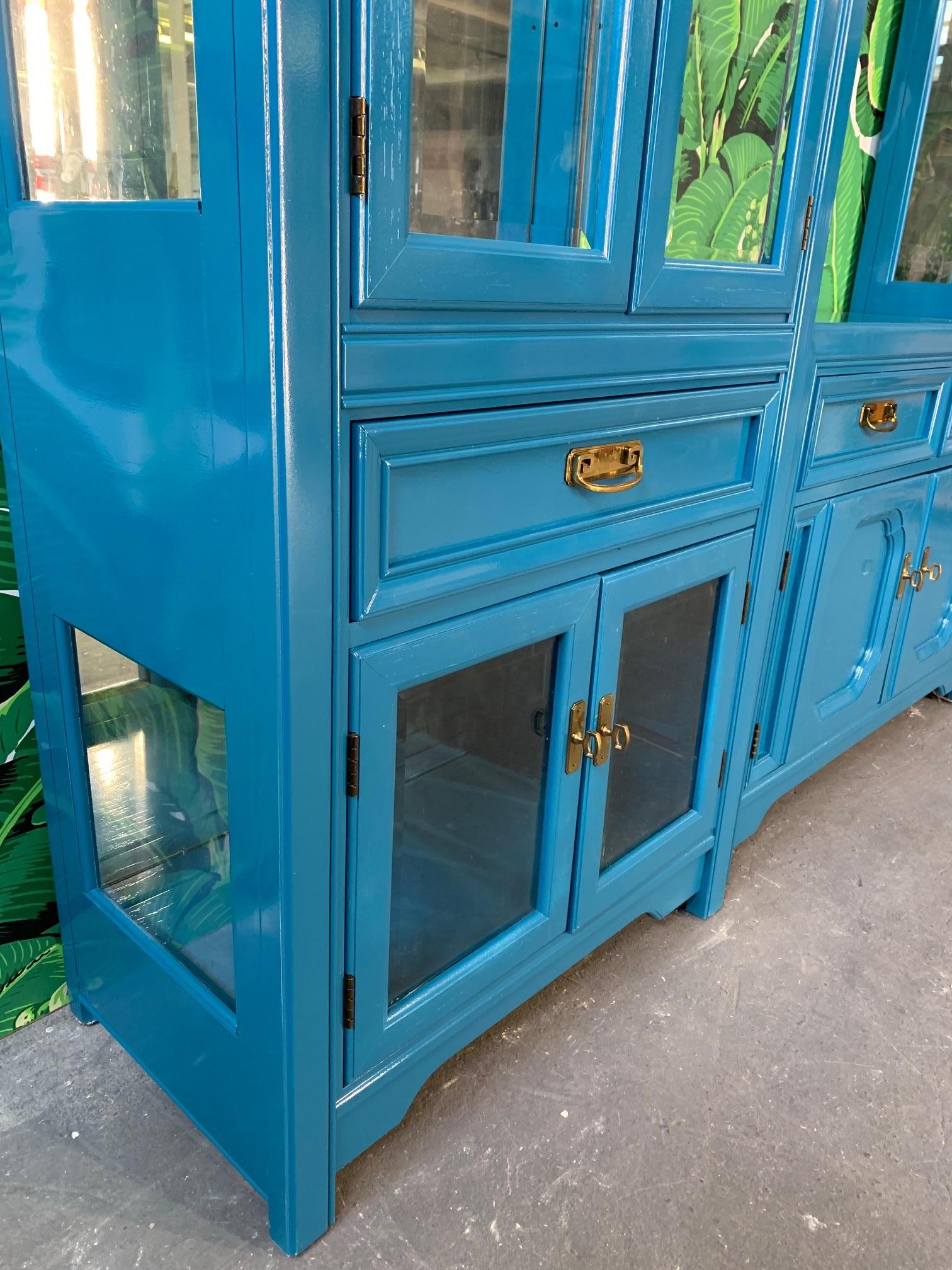blue lacquer cabinet