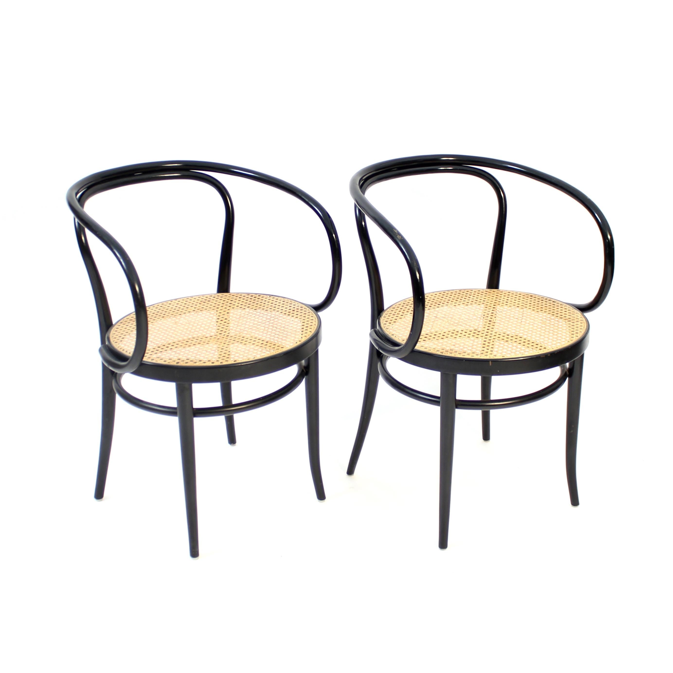 Paire de fauteuils Thonet, modèle 209, vers 2000 en vente 1