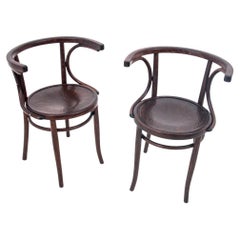 Pair of Thonet Bent Chairs, Model 13, 1930s