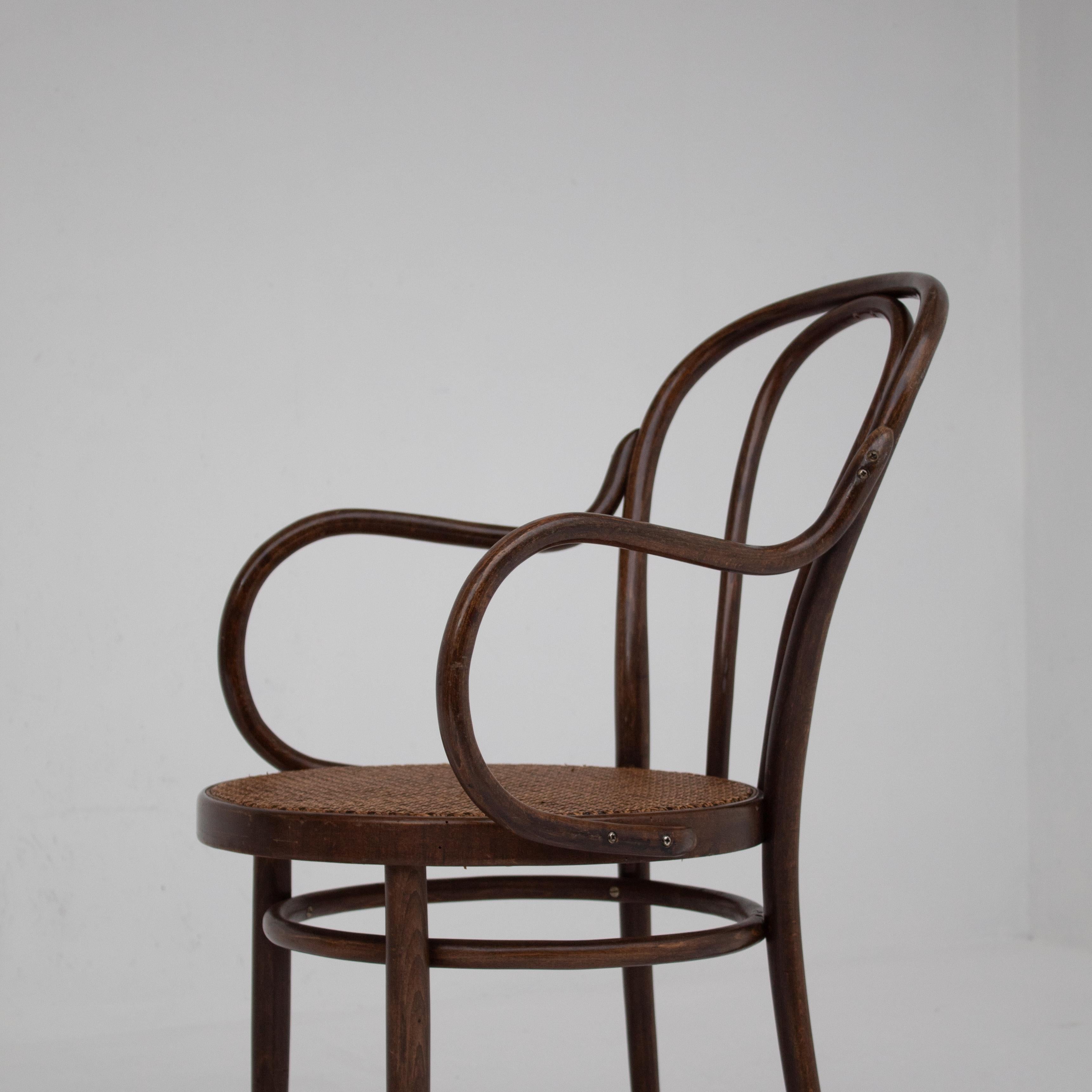 Art déco Paire de fauteuils en bois de Thonet en vente